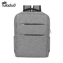 Mochila con carga USB para hombre, bolso de gran capacidad para la puerta al aire libre, impermeable, informal, de viaje, color negro, Unisex, novedad 2024 - compra barato