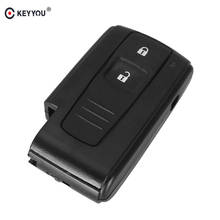 KEYYOU 2 Buttons Smart Remote Key Shell Case For Toyota Prius Fob Auto Car Key Shell Keyless Entry Case Without Key Blade 2024 - buy cheap