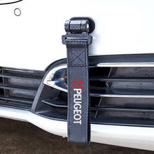 Car Trailer Tow Rope Belt for Peugeot 206 307 308 508 106 107 406 5008 301 407 207 208 103 205 4008 3008 Front Bumper Decoration 2024 - buy cheap
