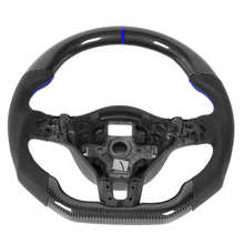 Carbon Fiber Steering Wheel Nappa Perforated Leather Fit for MK6 GTD/R 2009-2013 Blue Stitching Steering Wheel New 2024 - buy cheap