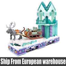 Mould King 11002 Snow World Girls City Princess Fantasy Winter Village Sleigh Building Blocks Bricks Compatible 41166 Toy 2024 - buy cheap