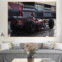 Canvas Painting Ferraris F2004 Car F1 Racing Sport Cars Wall Art Poster and Prints for Home Living Room Decor Posters and Prints 2024 - buy cheap