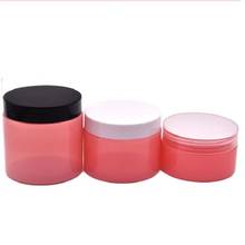 Red Clear PET Plastic Containers Cream Jars Transparent White Black Lid Empty 150G 100G Cosmetic Packaging Bottles 30 pieces/Lot 2024 - buy cheap
