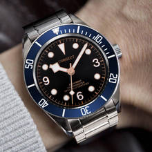 Corgeut Mechanical Watch luminous Schwarz Bay Men Automatic MIYOTA 8215 Swim Clock Luxury Brand male Mechanical Wrist Watches 2024 - buy cheap