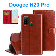 Phone Wallet Cover For Doogee N20 Pro Flip Case Soft Leather Funda For Doogee N20 Pro Case Stand Function Card Slots Capa 6.3" 2024 - buy cheap