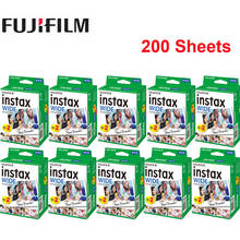 Fujifilm WIDE 20-200 листов пленка Instax 86*108 мм/3,4 * 4.3in мгновенная пленка фотобумага для камеры INSTAX WIDE300 2024 - купить недорого