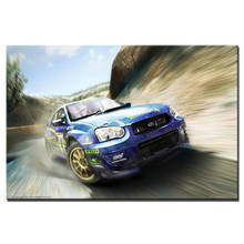 Subaru гоночный автомобиль Colin McRae раллийный плакат настенное Искусство Печать на холсте картина для домашнего декора 2024 - купить недорого