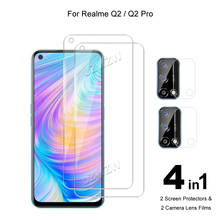 Película de lente de cámara para Realme Q2 / Q2 Pro, protectores de pantalla de vidrio templado, protector HD claro 2024 - compra barato