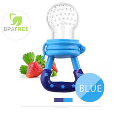 Baby Food Feeder with Pacifier Clip Holder Infant Baby Teether Fruit Feeder Pacifier Infant Food Pacifier Silicone Teething Toys 2024 - buy cheap