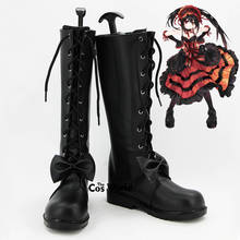 DATE A LIVE Tokisaki Kurumi Nightmare Anime Customize Cosplay Shoes Boots 2024 - buy cheap