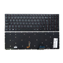 Испанская SP Клавиатура для ноутбука LENOVO U530 Y50 Y70 Y50-70 Y50-80 с подсветкой P/N: 25215991 PK1314R2A12 9Z.N8RBC.J0S KB 2024 - купить недорого