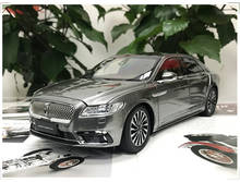 Coche de Metal fundido a presión para niños, modelo de coche de escala 1:18 para LINCOLN CONTINENTAL, colección de regalos para niños, Plata/gris/azul/blanco, plástico, goma 2024 - compra barato