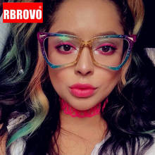 RBROVO Cateye Oversized Sunglasses Women Vintage Eyewear Lady Shade Brand Designer Glasses Women/Men Mirror Gafas De Sol Hombre 2024 - buy cheap