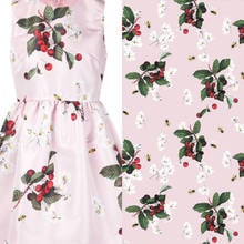 Cherry printed polyester fabric fabric cloth 145 cm width women's children shirt dress clothing fabric alibaba express 2024 - buy cheap