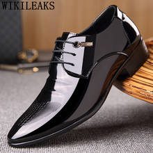 Black Dress Formal Shoes Men Classic Fashion Coiffeur Men Dress Shoes Brand Italian Dress Designer Shoes Men Plus Size Dress 48 2024 - buy cheap