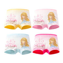 Hot Sale 12 Pcs/Lot Girls Boxer Fashion Cartoon Panties Children's Kids Underwear Baby Underpants TNN0128 2024 - buy cheap