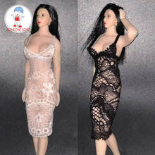 1/12 TBL PHICEN Action Figure Clothes Lace Dress Black/White Color 2024 - buy cheap