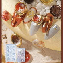 Molde acrílico 3D con botones para decoración de uñas, diseño DIY de labios de silicona, plantillas de Arte de uñas de conejo, 1 ud. 2024 - compra barato