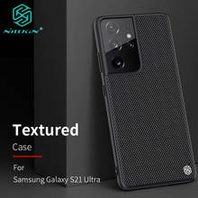 Funda de fibra de nailon para Samsung Galaxy S21 Ultra, cubierta trasera protectora de PC con textura 3D para Galaxy S21 S21 Plus FE NILLKIN 2024 - compra barato