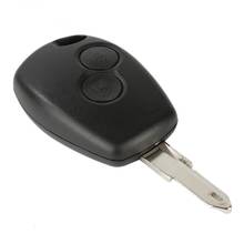 Capa de alarme automotivo para renault, com 2 botões, para renault duster clio dacia 3 twingo logan sandero modus 2024 - compre barato