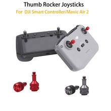 Aluminum Alloy Control Sticks Thumb Rocker Joysticks For DJI Smart Controller/Mavic Air 2 Remote Controller Drone Accessories 2024 - buy cheap