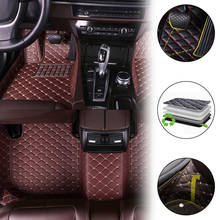 Coche personalizado alfombras de piso para Chevrolet Malibú 2008-2015 alfombras cuero alfombras accesorios de Interior de coche 2024 - compra barato