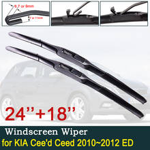 for KIA Cee'd Ceed 2010~2012 ED Car Accessories Stickers Front Windscreen Windshield Wipers Blades Car Wiper Blade 2011 2024 - buy cheap