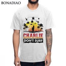 Apocalypse Now Charlie Don't Surf T Shirt 100% Cotton Summer New Arrival T-shirt 2024 - buy cheap