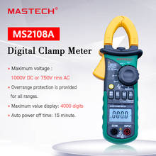 4000 Counts Digital Clamp Meter MS2108A Clamp Multimeter DC/AC Voltmeter Current Meter Resistance Capacitance Frequency Tester 2024 - buy cheap