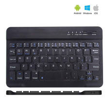 Mini Ultra Slim Wireless Bluetooth Keyboard 7/9/10 Inch Bluetooth 3.0 Keyboard For Ipad Phone Tablet With Windows/Android/iOS 2024 - buy cheap