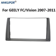 Panel de Radio de coche 11-044 para GEELY FC Vision 2007-2011, Kit de marco de instalación de CD de tablero de Fascia estéreo, 2 Din, 173x98mm 2024 - compra barato