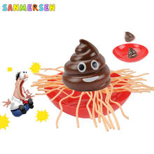 NEW Spaghetti Poop Draw Lots Feces Table Board Game Fine Motor Kkills Family Party Toy Educational Toys for Children Girls Boys 2024 - buy cheap