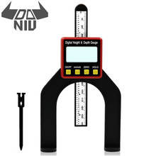 DANIU 0-80MM LCD0.01MM Digital Height Depth Counting Depth Meter Woodworking Depth Gauge Altimeter Ruler Digital Caliper Tool 2024 - buy cheap