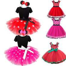 Kids Tutu Dress Bithday Dress for Girls  Child Dot Christmas Dress for 1 2 3 4 5 Years Wear Vestidos Princess Party Dresses Kids 2024 - buy cheap