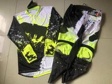 2020 Racing Element Villain Neon motocross dirt bike gear - Jersey Pants Gloves combo Off-Road Mens Racing Gear 2024 - buy cheap