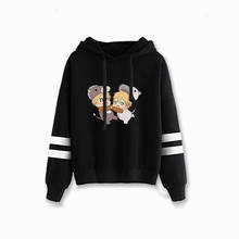 Anime hoodie gakuen babás estilo bonito unisex camisola barras paralelas nova manga longa casual streetwear kawaii pullovers 2024 - compre barato