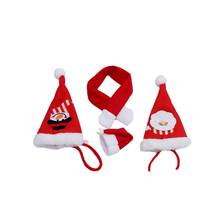 Chapéu vermelho e branco do chapéu do natal para o traje do papai noel 2024 - compre barato