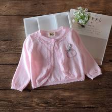 0-8yrs meninas jaqueta crianças bonito ao ar livre camisola rosa doce algodão shool cardigan 1 2 3 4 5 6 7 8 anos de idade roupas para crianças 205036 2024 - compre barato