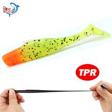 High Quality TPR 8cm/5g Realistic Finish Bass Assassin Saltwater 3.15" Sea Shad, 6-Count Paddle Tail Swimbaits 2024 - buy cheap