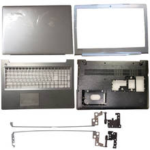 Cubierta trasera LCD plateada para portátil, bisel frontal, bisagras, reposamanos, funda inferior para Lenovo ideapad 310-15IKB 310-15ABR 310-15ISK 310-15IAP 2024 - compra barato