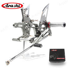 Arashi For KAWASAKI ZX1000 / ZX1000 ABS 2016-2021 CNC Adjustable Footrest Rearset Foot Pegs Footpegs ZX 1000 2016 2017 2018 2024 - buy cheap