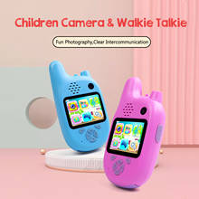 Mini câmera de vídeo digital para crianças, 1080p, hd, câmera de vídeo digital, walkie talkie, filmadora, reprodutor de música, projeção de jogos, brinquedos educacionais 2024 - compre barato