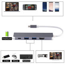 Adaptador USB C HUB HDMI SD/TF para Galaxy Note8 / S8 / S8 +, para Samsung Dex Mode, para Huawei Mate 10/Mate 10 Pro, para Samsung Galaxy 2024 - compra barato