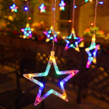 Guirnalda de luces Led de Luna y estrella para decoración de fiesta, guirnalda de luces Eid Mubarak Decoración de Ramadán, Islam, musulmán, Eid Al Adha, regalo Eid Mubarak 2024 - compra barato