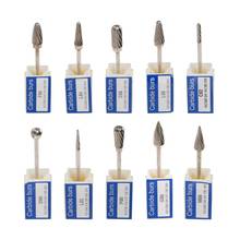 10PCS/Types Dental Tungsten Carbide Burs Drill 2.35mm Fit Marathon Polisher And Dental low speed Straight Handpiece High Quality 2024 - buy cheap