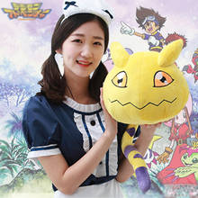 Japan Ainme Digimon Cartoon Nyaromon Plush Toy Soft Stuffed Pillow Dolls 25cm Kawaii Kids Christmas Gift 2024 - buy cheap