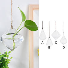 25# Ball Globe Shape Clear Hanging Glass Vase Flower Plants Container Ornament Micro Landscape Diy Wedding Home Decor 2024 - buy cheap