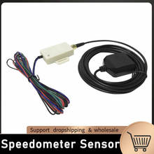 Sensor de velocímetro + adaptador de antena GPS, Kit de tamaño Mini blanco, señal de velocidad, emisor, odómetro de motocicleta, compensación en túnel 2024 - compra barato