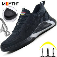 Indestructible Safety Shoes Construction Work Shoes Anti-puncture Industrial Shoes Non-slip Men Shoes Anti-smash Work Boots 2022 2024 - buy cheap