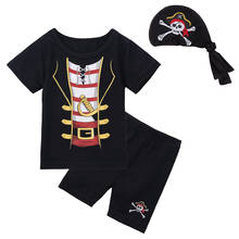 Baby Pirate Costume Newborm Clothes Infant Party Cosplay Costumes Boys Halloween Outfits Fancy Dress 3PCS 2024 - buy cheap